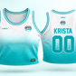 Off the Grid - Women's Crop Basketball Jersey